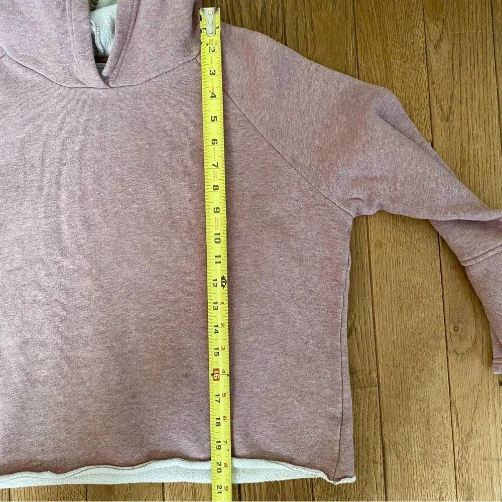 Melrose & Market Bell Sleeve Hoodie Sweatshirt Women’s Size Small Heather Pink